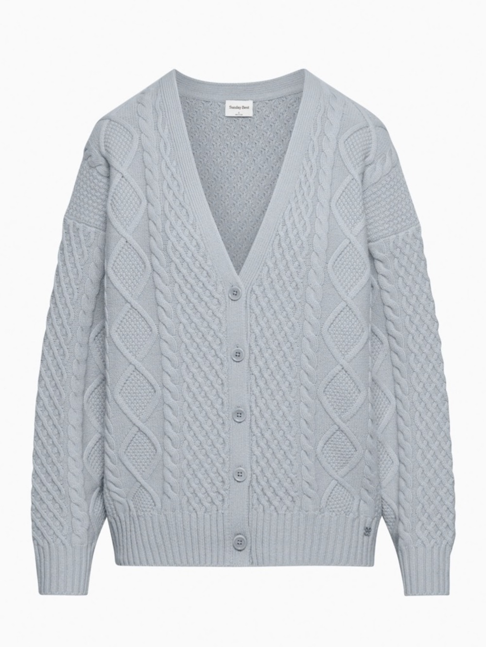 Aritzia lavender Peggy knit Sunday best Cardigan